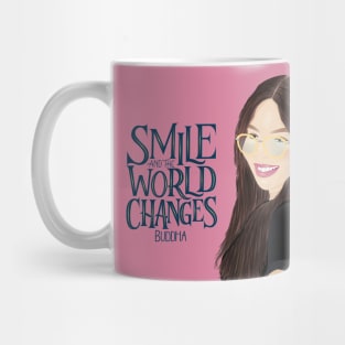 Smile and the world smiles with you Mug